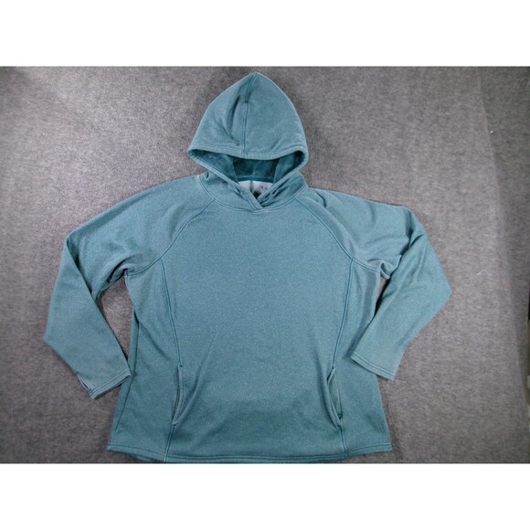 Athletic Works Hoodie Womens XXL Green Pullover Sweatshirt Activewear Sporty - Picture 1 of 10
